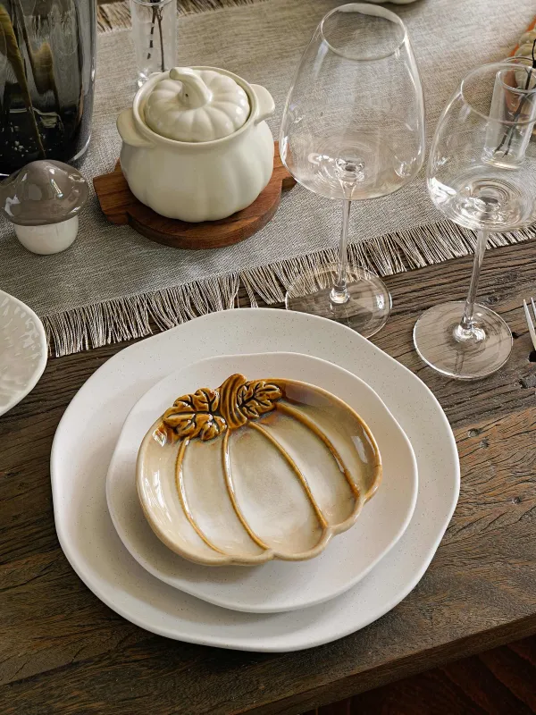 Блюдо, 16х15х4 см, Тыква с листом, Pumpkin velir, image-5