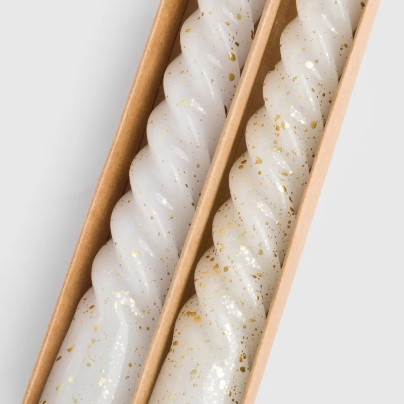 Свеча, 20 см, 2 шт, тонкая, Спираль, Spiral shape, image-1