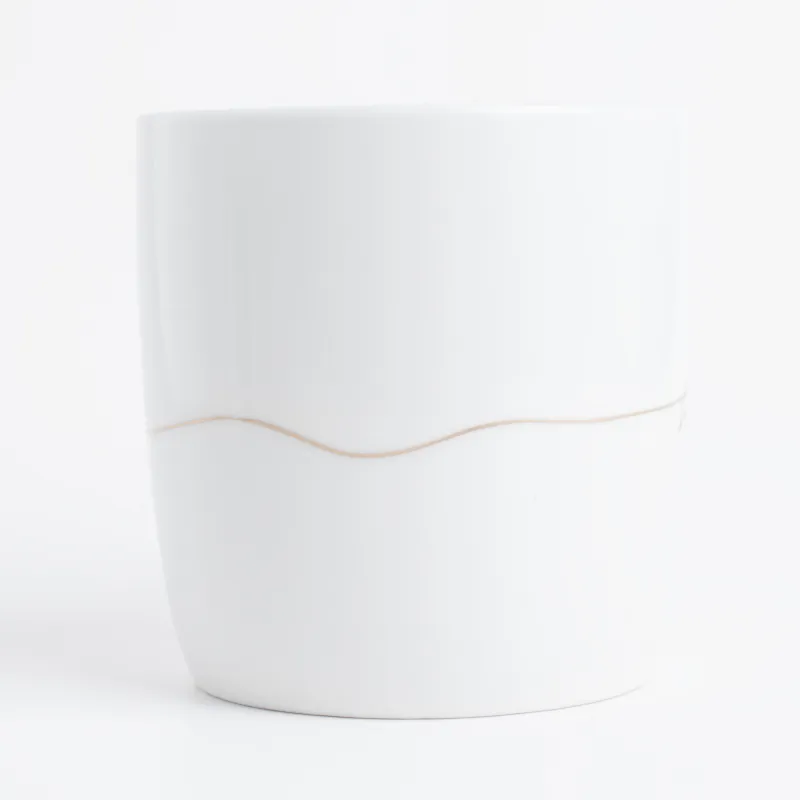 Кружка, 330 мл, 4 шт, фарфор N, бежевая/серая, Микс, Scroll, image-7