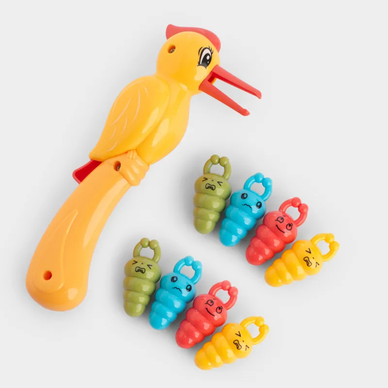 Сұрыптаушы ойыншық, 17х11 см, дамытушы, анимацияланған, пластик, Құрт же, Game, image-2