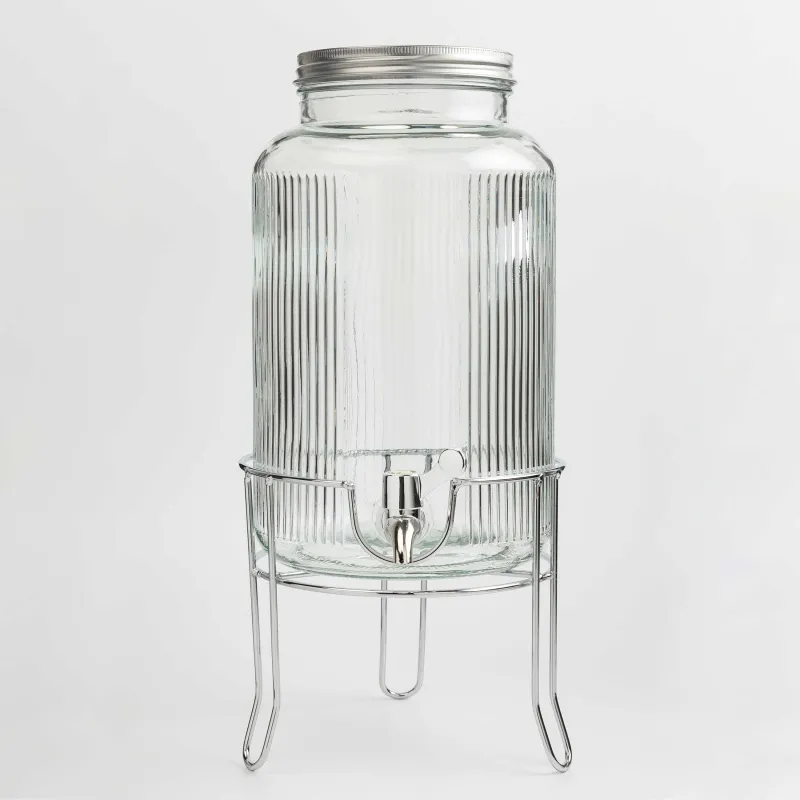 Сусындарға арналған диспенсер, 5,8 л, шыны Р/металл, Argos, image-2