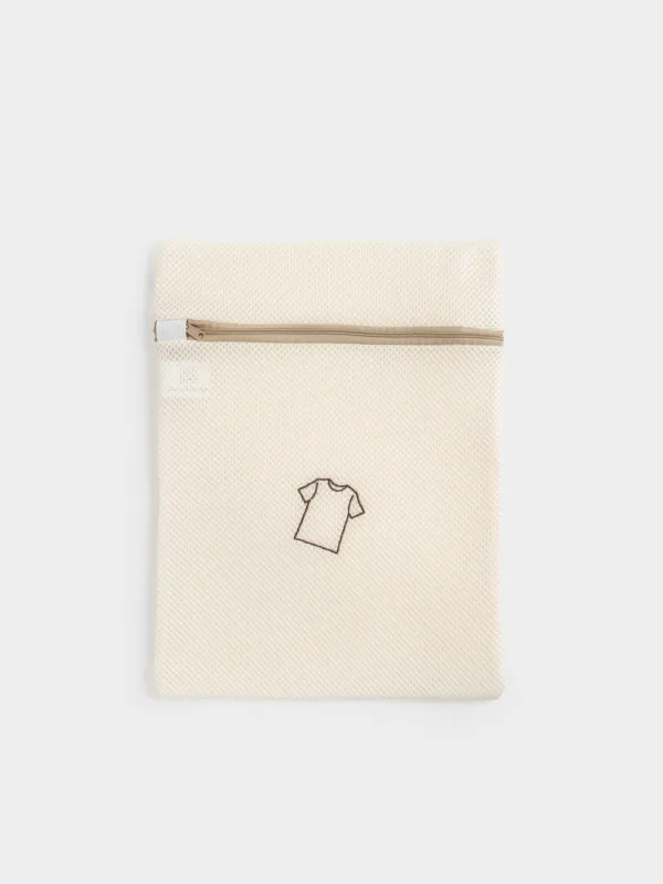 Киімді жууға арналған сөмке, 30х40 см, полиэстер, сарғылт-қоңыр, Safety new, image-0