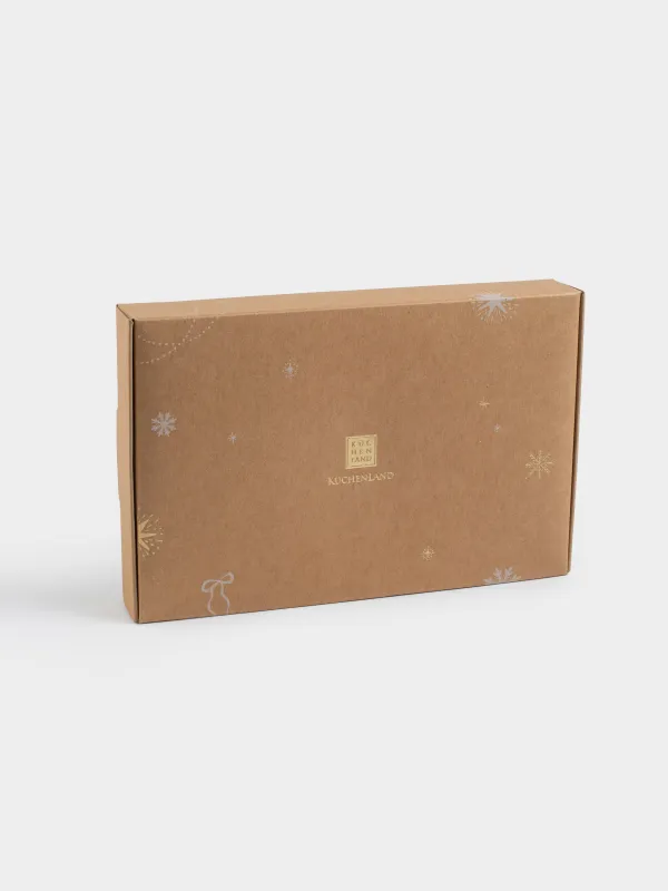 Шам тұғыры, 19 см, металл, сопақ, алтын, Шыршалар, Fantastic gold, image-6