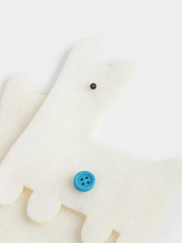 Шығармашылыққа арналған жиынтық, 13х15 см, қолөнер, киіз, салпыншақ, Лама, Creativity, image-2