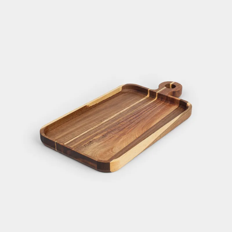 Блюдо сервировочное, 38х20 см, с ручкой, Noble tree