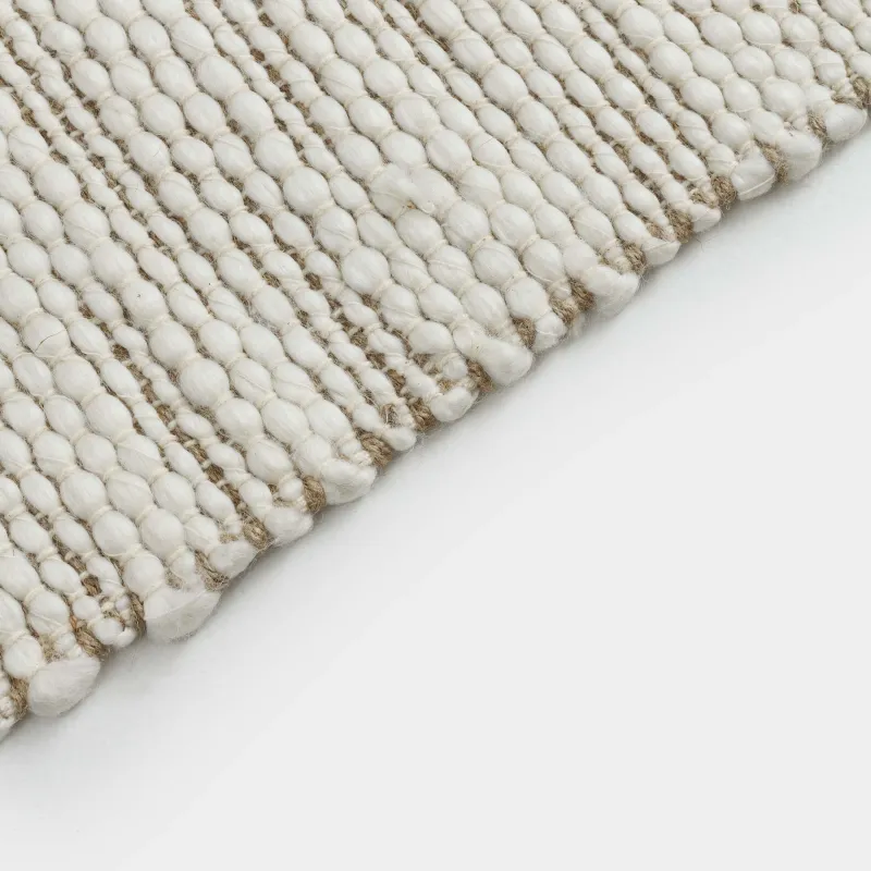 Кілем, 80х200 см, полиэстер/джут/мақта, сарғылт-қоңыр-сүт түстес, Vincent, image-2