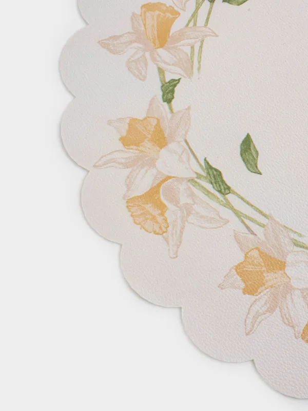 Аспаптарға арналған майлық, 38 см, ПВХ, пішінді, сүт түстес, Қоян және нәркестер, Rock print, image-2