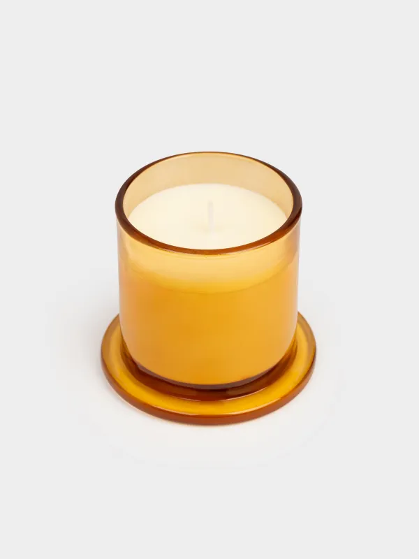 Хош иісті шам, 11 см, шам ұстағышта, қақпағы бар, шыны, Ocean blossom, Esthetic, image-2