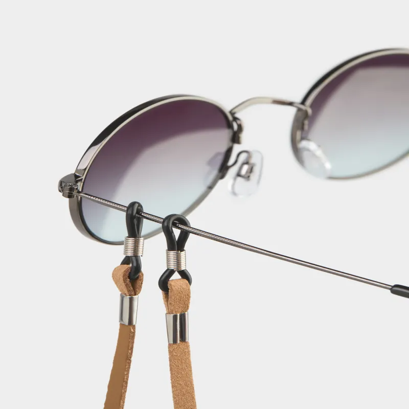 Көзілдірік шынжыры, 60 см, жасанды былғары, қоңыр, Skye, image-3