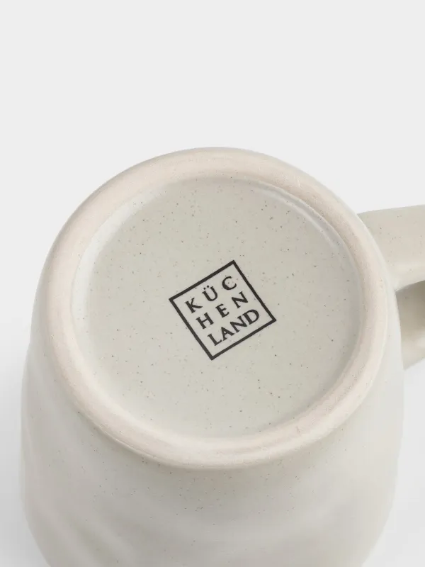 Саптыаяқ, 280 мл, керамика, сарғылт-қоңыр, Crumple creme, image-3