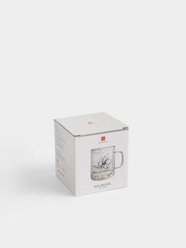 Саптыаяқ, 330 мл, шыны Б/жылтырақтар, Гүл, Air decor, image-5