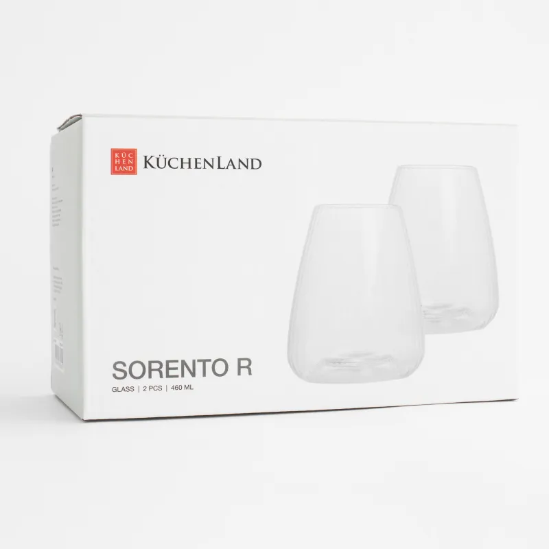 Стакан, 11 см, 460 мл, 2 шт, кристальное стекло, Sorento R, image-5
