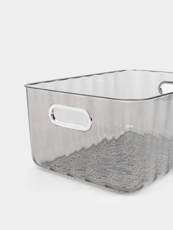 Ящик-органайзер, серый, Renaissance clear, image-4