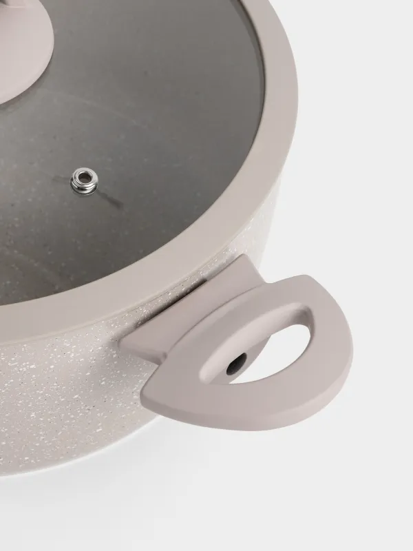 Набор посуды, 4 пр, с покрытием, алюминий, серый, Ginelli, image-2