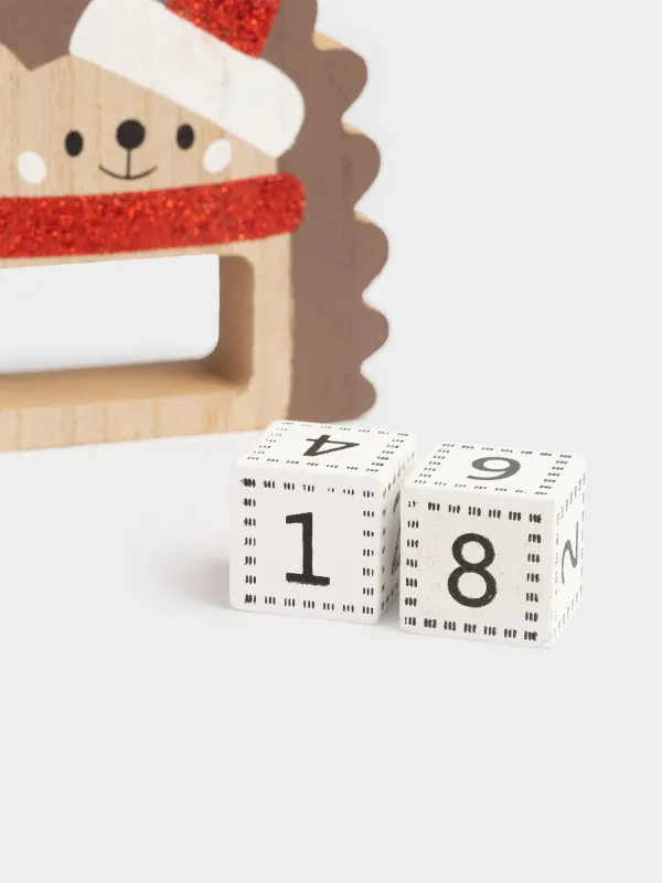 Календарь настольный, 10 см, дерево, Figure wood, image-5