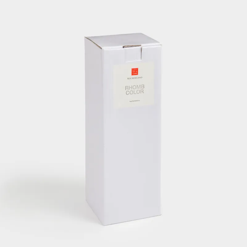 Бокал-кубок для шампанского, серый, Rhomb color, image-3