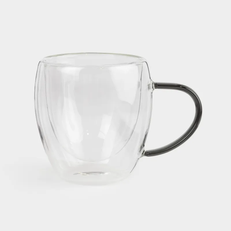 Саптыаяқ, 260 мл, шыны Б, қара тұтқа, Air, image-0