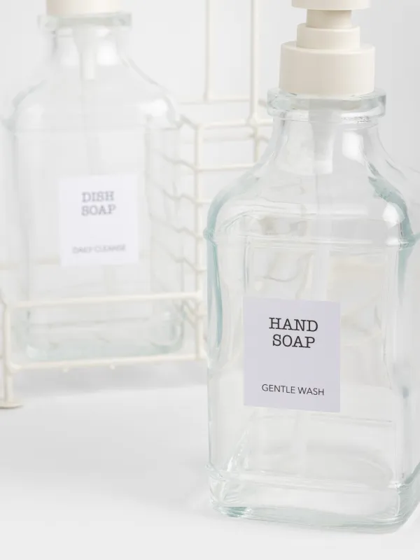 Диспенсер для моющего средства, 530 мл, 2 шт, на подставке, Milk kitchen, image-1