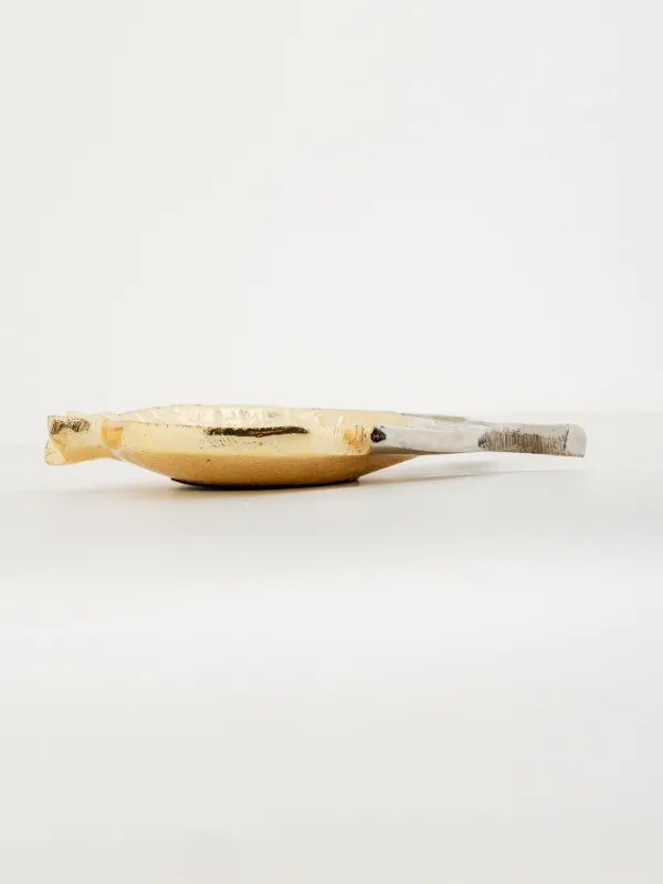 Сәндік ыдыс, 10х12 см, металл, алтын-күміс, Бұтақтағы анар, Pomegranate gold, image-3