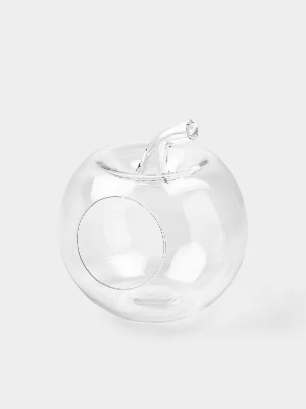 Конфетница, 25х27 см, стекло, Яблоко, Clear, image-1