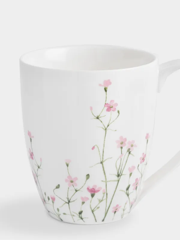 Саптыаяқ, 320 мл, фарфор N, ақ, Дала гүлдері, Meadow, image-1