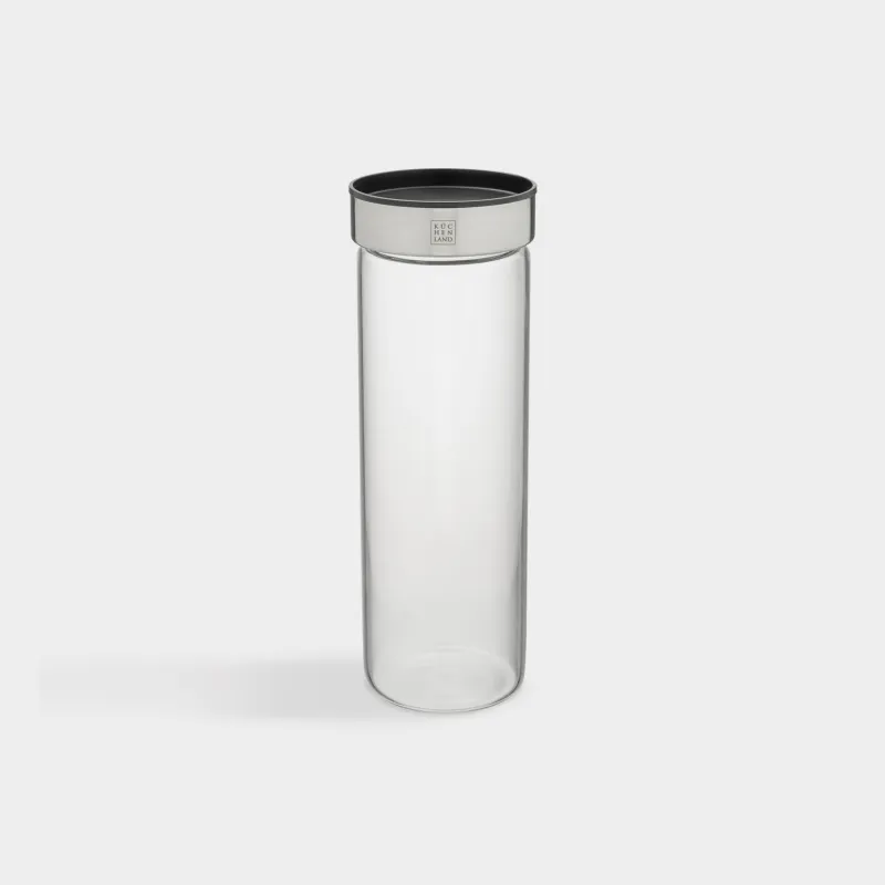 Азық-түлікке арналған банка, 1,4 л, Шыны пайдаланылған / пластик, жайлылық