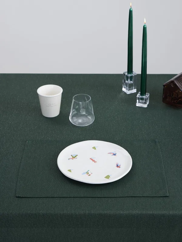 Аспаптарға арналған майлық, 30х45 см, полиэстер, тікбұрыш, қою жасыл, Green speckled, image-4