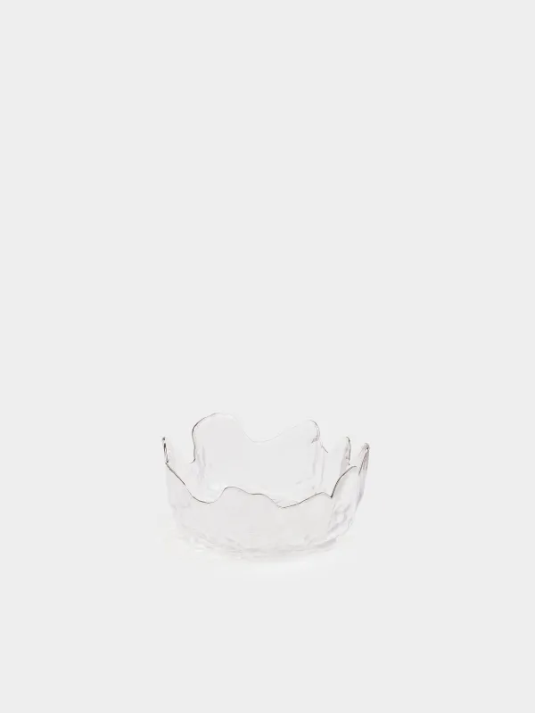 Кесе, 13х6 см, шыны, күміс жиектері бар, Nautilus silver, image-2