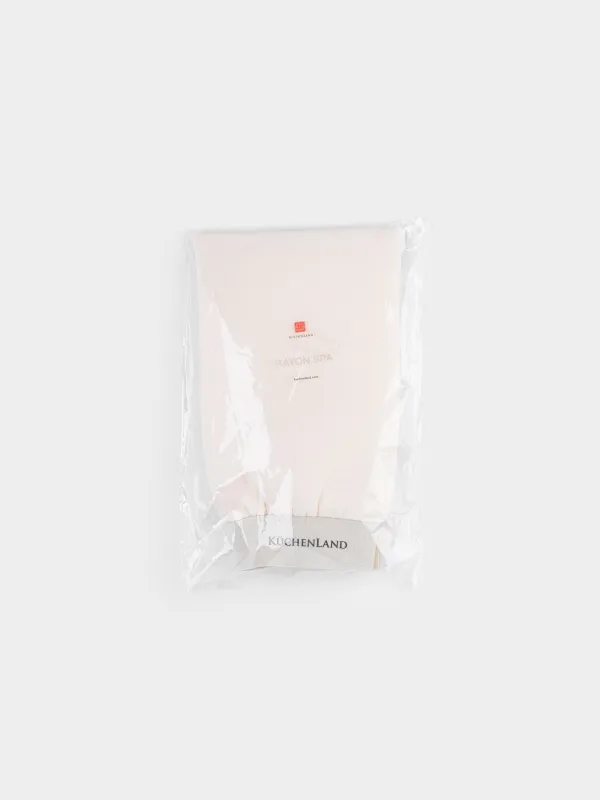 Денені жууға арналған жөке-қолғап, 22х15 см, қабыршақтайды, вискоза/полиуретан, сарғылт-қоңыр, Rayon spa, image-3