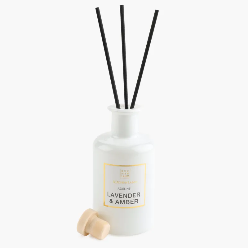 Хош иісті диффузор, 230 мл, ақ, Lavender and Amber, Adeline, image-2