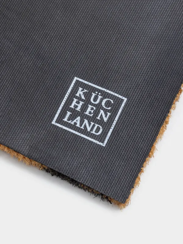 Есік алды кілемшесі, 40х60 см, кокос/ПВХ, тікбұрышты, қоңыр, Жылқы, Home horse, image-4