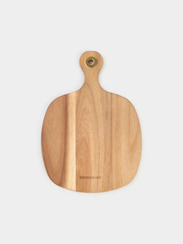 Ірімшік жиынтығы, 4 зат, тақтай-тұтқасы бар ыдыс, болат/ағаш, алтын, Cheese gold, image-5