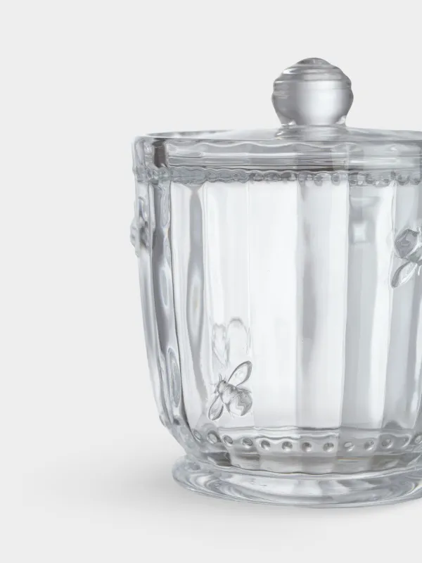 Сахарница, 12 см, 370 мл, с ложкой, стекло Р/сталь, Honey, image-4