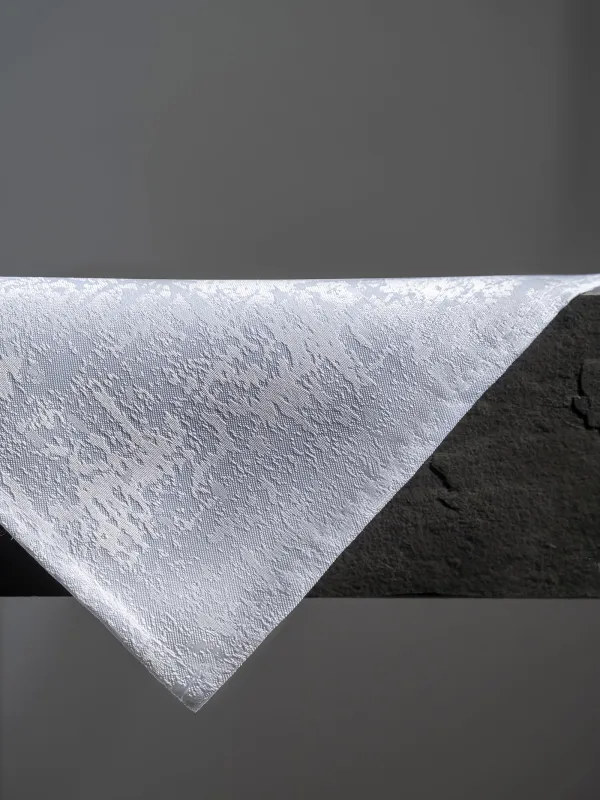 Аспаптарға арналған майлық, 30х45 см, полиэстер, тікбұрышты, ақ, Jacquard, image-4