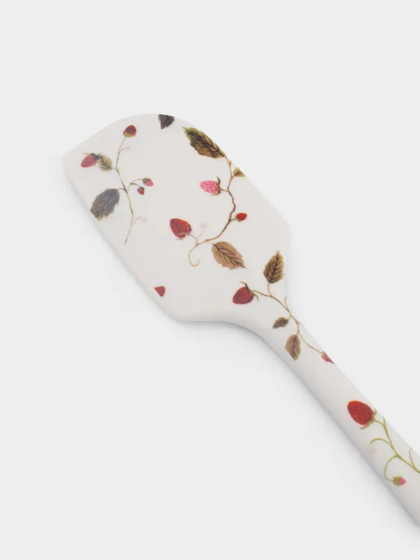Лопатка-шпатель, 29 см, силикон, молочная, Земляника, Strawberry, image-2
