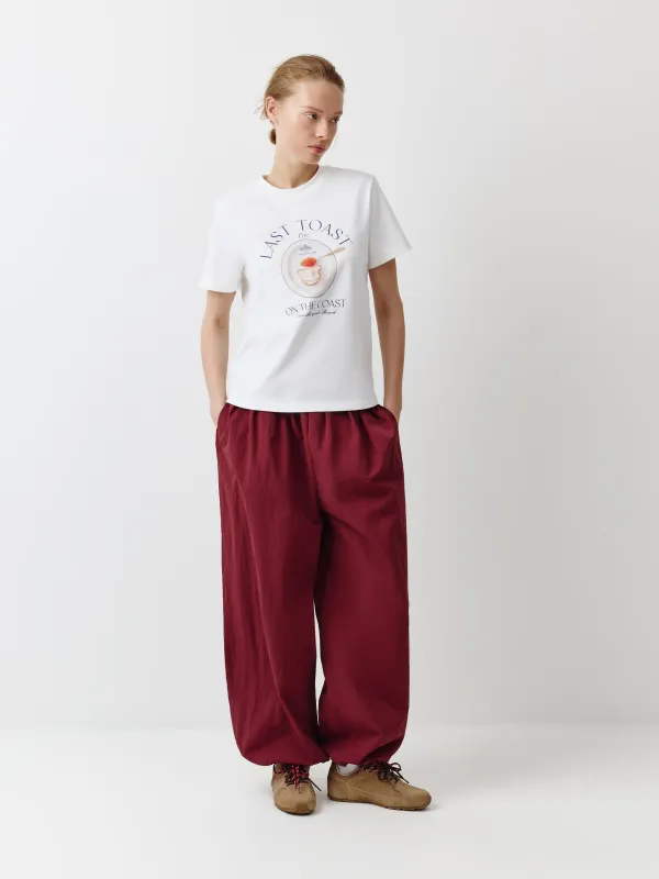 Әйелдер шалбары, өлшемі L, нейлон, қызыл, Bernarda, image-0