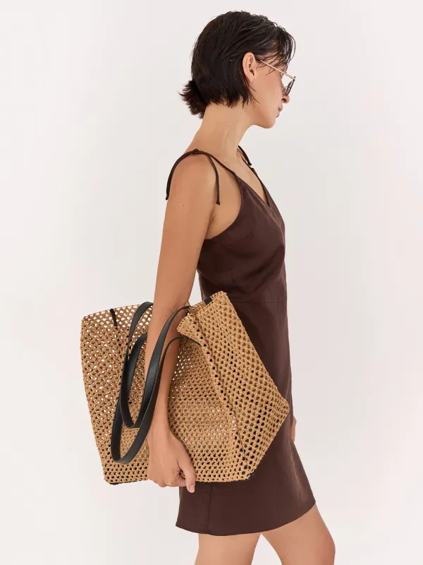 Әйелдер көйлегі, мини, өлшемі S, белдіктері бар, вискоза/зығыр, лимон, Nicolia, image-2