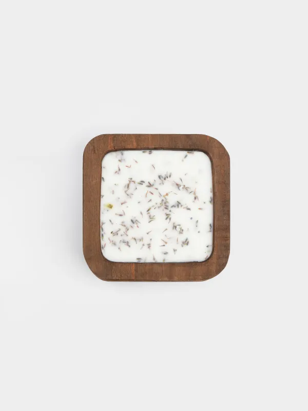 Свеча ароматическая, 15 см, Lavender, Wood candle, image-3