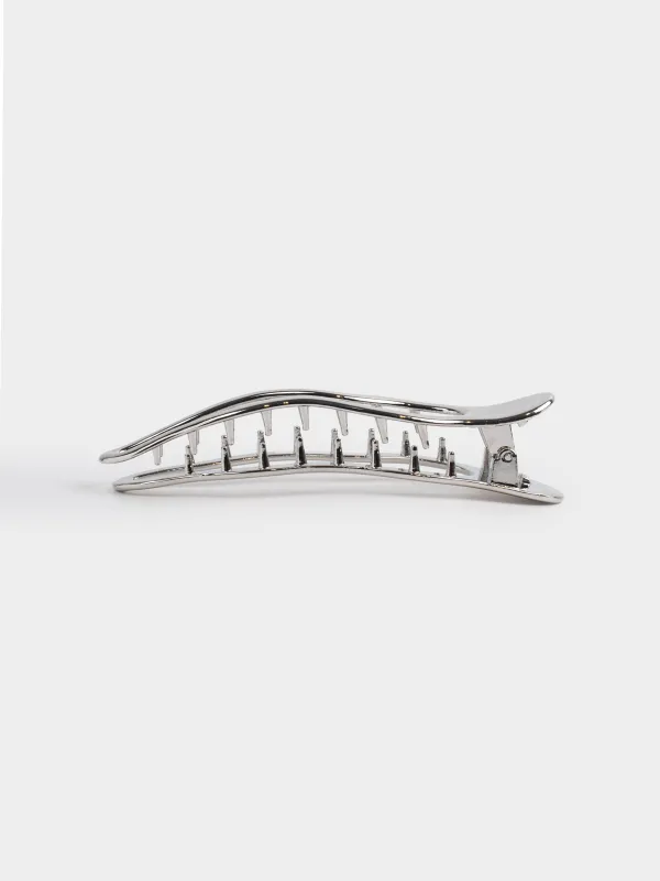 Шаш қыстырғыш, 10 см, металл, күміс түстес, Hair silver, image-2