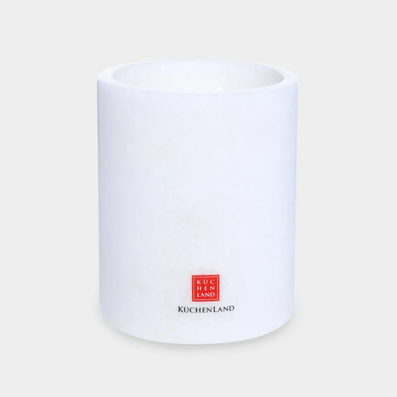 Ас үйге арналған тіреуіш, 13 см, мәрмәр, ақ, Classic Marble