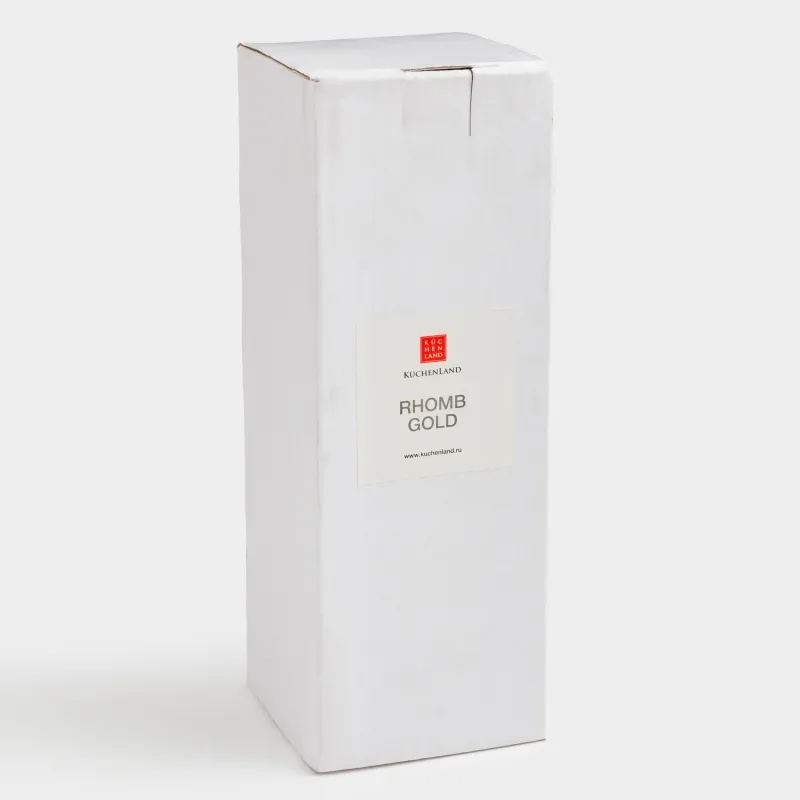 Шампан бокал-кубогы, 170 мл, шыны Р, алтын жиегі бар, Rhomb gold, image-5