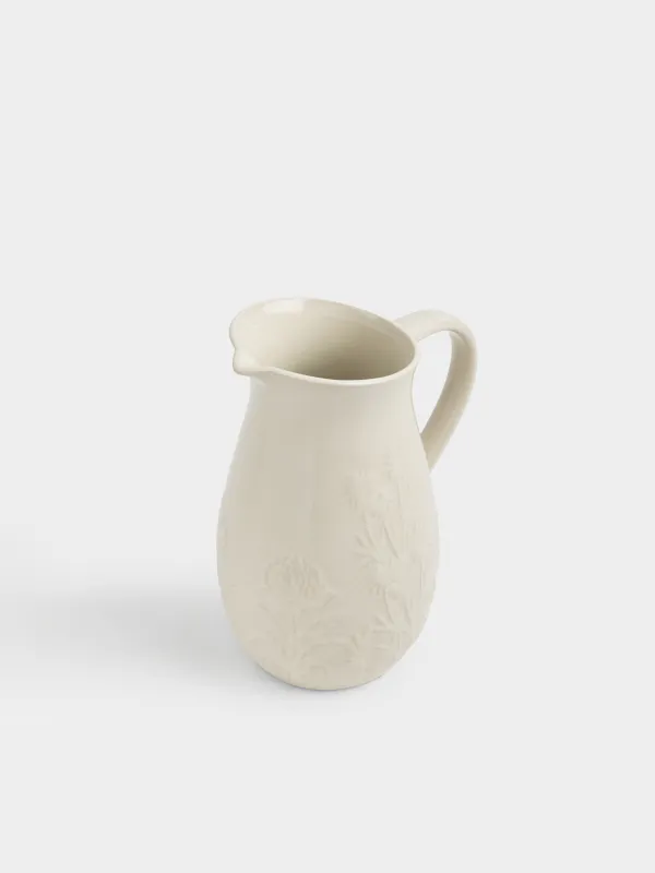 Кувшин, 1,4 л, керамика, молочный, Ветви, Forest ode, image-2
