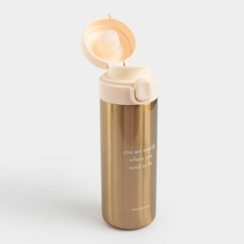 Термо саптыаяқ, 400 мл, болат, алтын, Classic gold, image-2