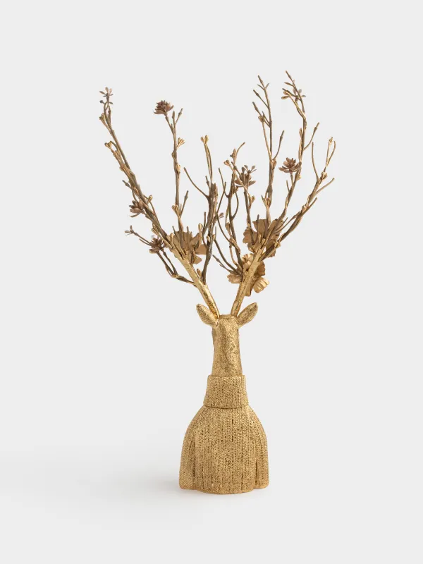 Мүсінше, 40 см, полирезин, қоңыр, Свитер киген бұғы, Deer, image-5