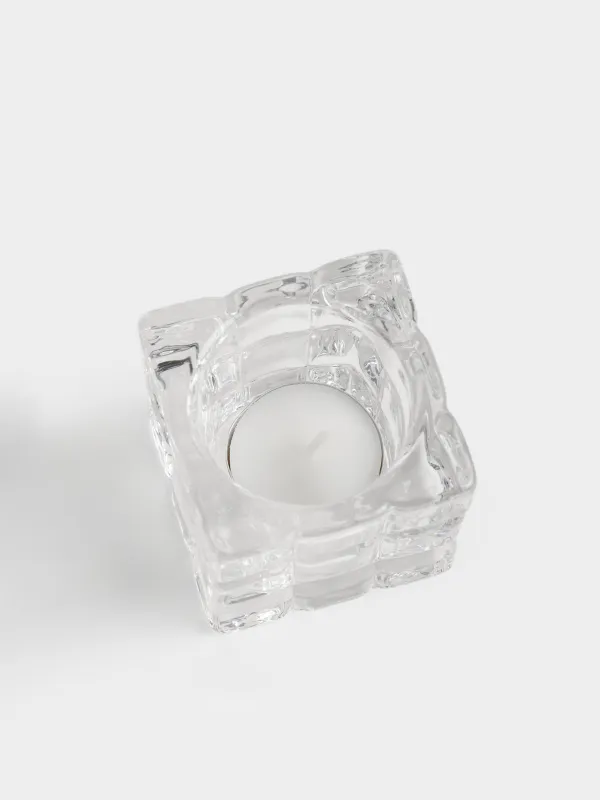 Шам ұстағыш, 6 см, шай шамына арналған, шыны Р, Zero, image-4