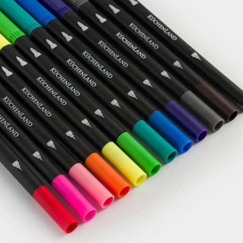 Маркерлер жиынтығы, 12 дана, қос, полипропилен, Draw, image-4