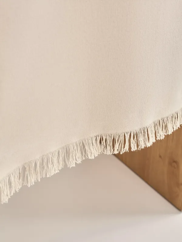 Үстел төсеніші, 40х160 см, шашағы бар, мақта, сарғылт-қоңыр, Framed, image-7