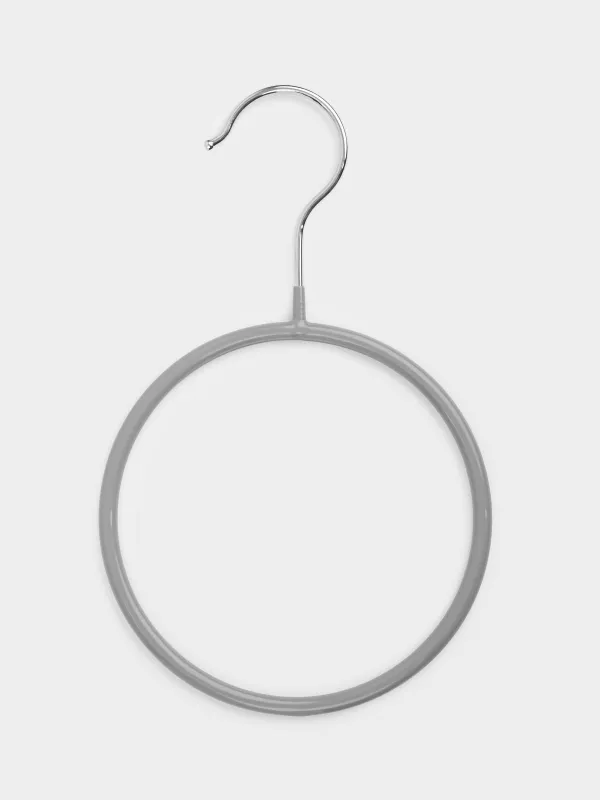 Вешалка для шарфов/платков, 14х23 см, 2 шт, металл с покрытием, серая, Colorful house, image-2