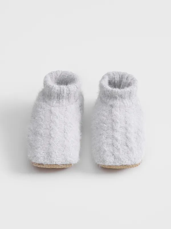 Тапочки-носки женские, шенилл/шерпа, Hotty fuzz, image-4