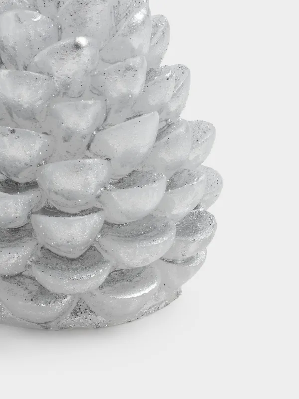 Шам, 6x8 см, күміс, Шырша бүршігі, Winter delice, image-2